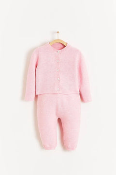 Set Cardigan + Pantalón Tejido Star