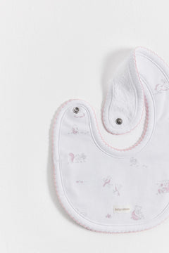 Babero Chico Tiny Woods Rosa