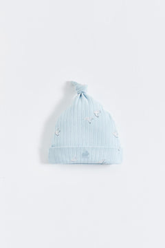 Gorro Nudo Goose Celeste
