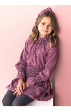 Conj. Falda Olanes Con Blusa Rosa