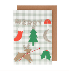 Merry Christmas Garland Card