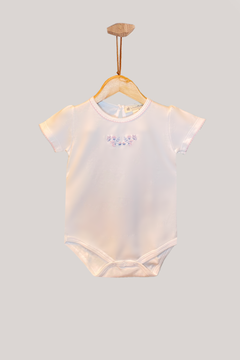 Body Little Flowery Blanco