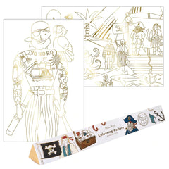 Pirate Coloring Posters