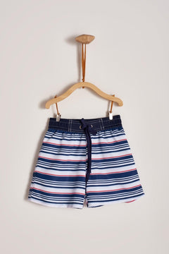 Short De Baño Beach Comp Azul