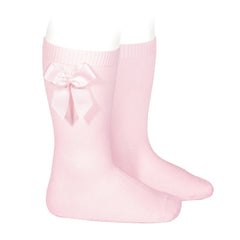 Calceta Lazo Lateral Rosa