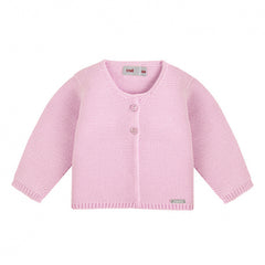 Chaqueta Larga Punto Rosa Palo