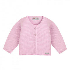 Chaqueta Larga Punto Rosa