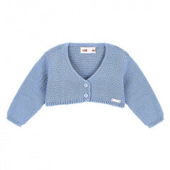 Chaqueta Corta Rebeca Punto Azulado