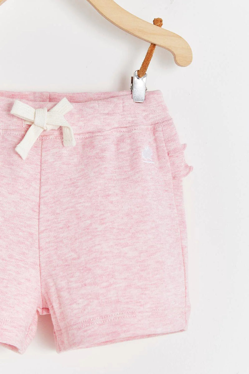 Short Bb Pima Rosa Melange