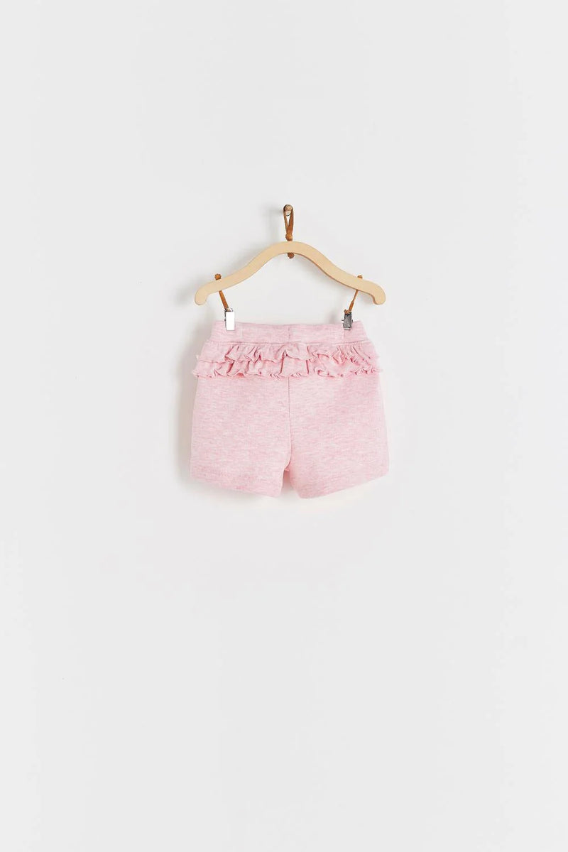 Short Bb Pima Rosa Melange