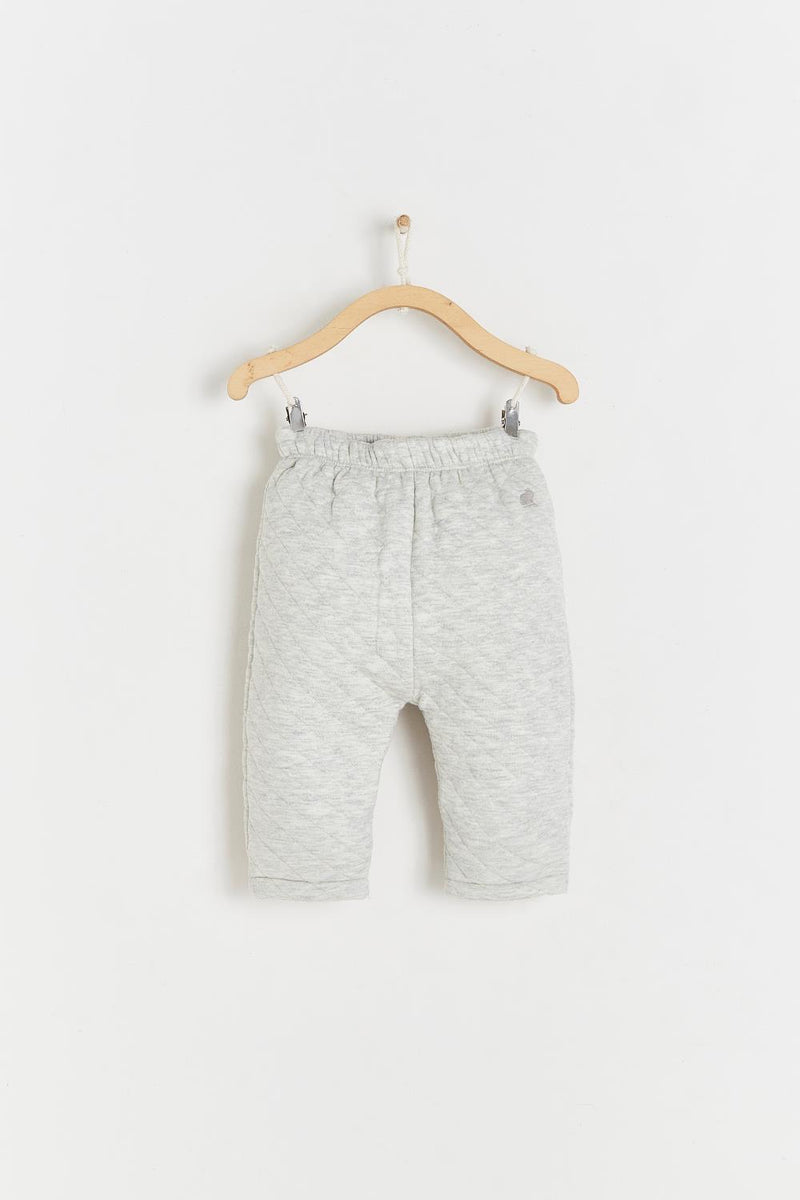 Conj. Cardigan Y Pantalón Mini Mat Gris