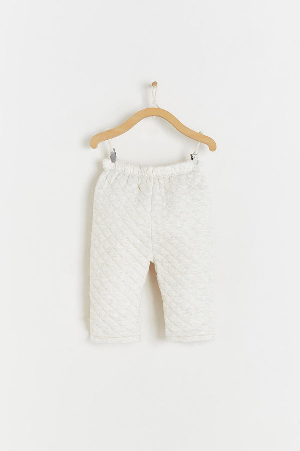 Conj. Cardigan Y Pantalón Mini Mat Beige