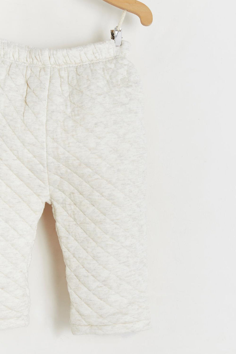 Conj. Cardigan Y Pantalón Mini Mat Beige