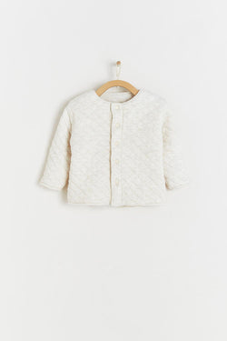Conj. Cardigan Y Pantalón Mini Mat Beige