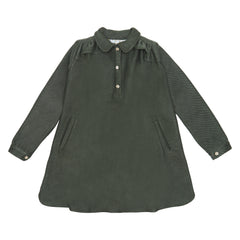 Vestido Camisero Verde Olivo