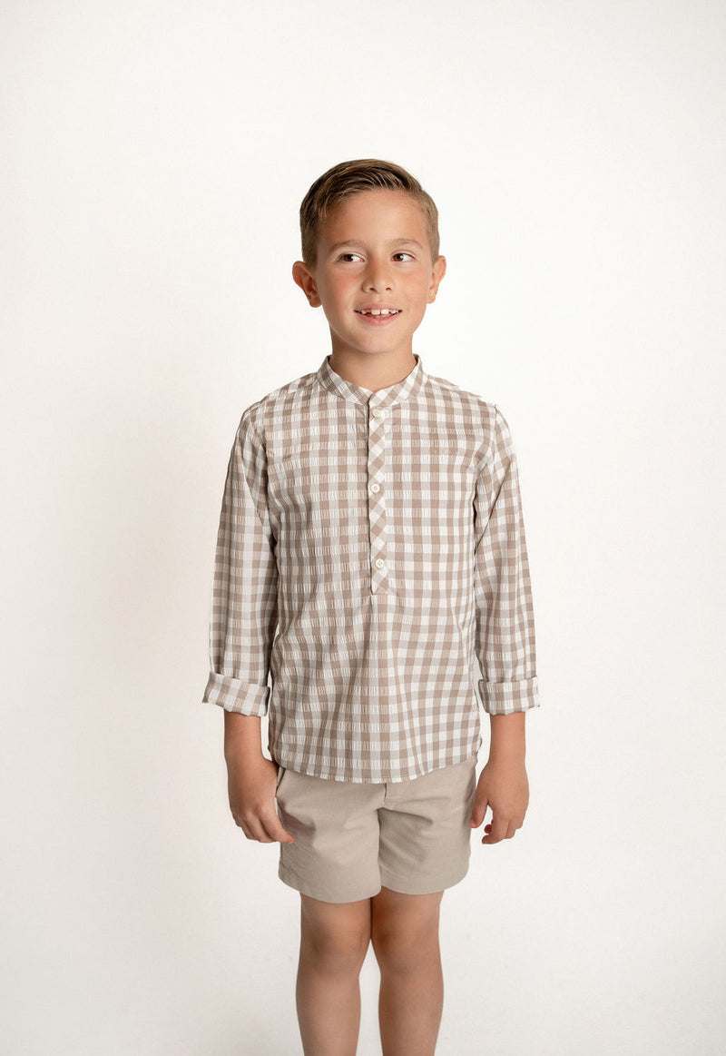 Camisa Niño Cuadros Vichy
