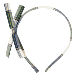Diadema Cuadros Olivo Marino
