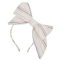 Diadema Hueso Rayas Vino Y Plumbago