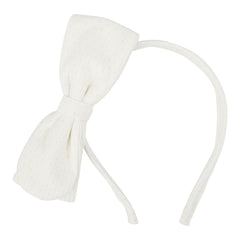 Diadema Off White Silver