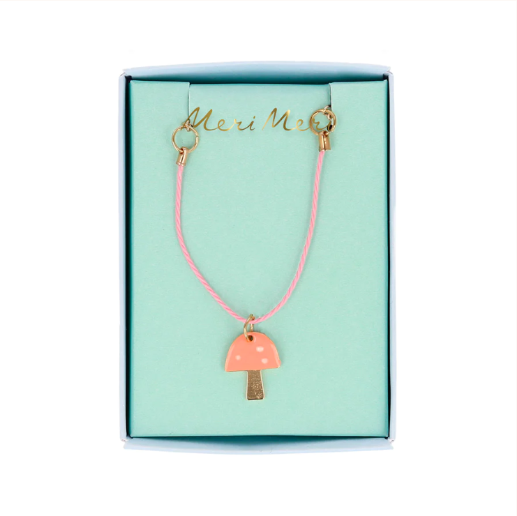 Enamel Mushroom Necklace