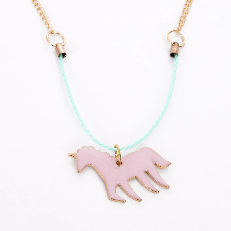 Enamel Unicorn Necklace