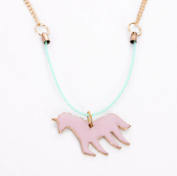 Enamel Unicorn Necklace