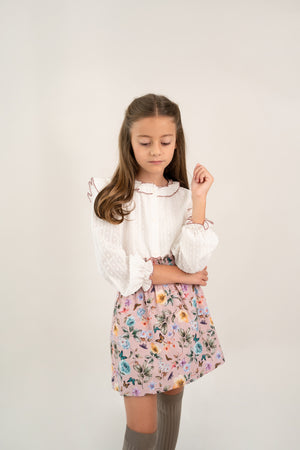 Falda Básica Smock En Cintura