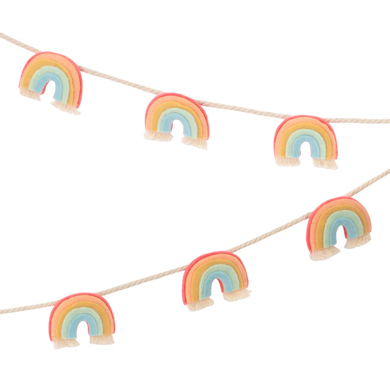 Felt Rainbow Garland