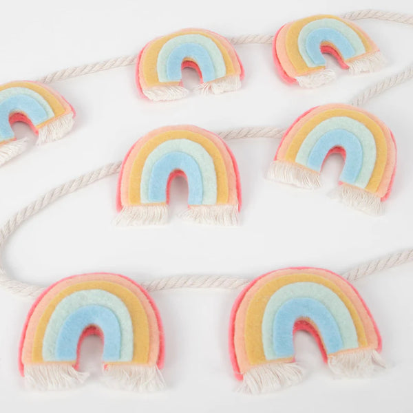 Felt Rainbow Garland