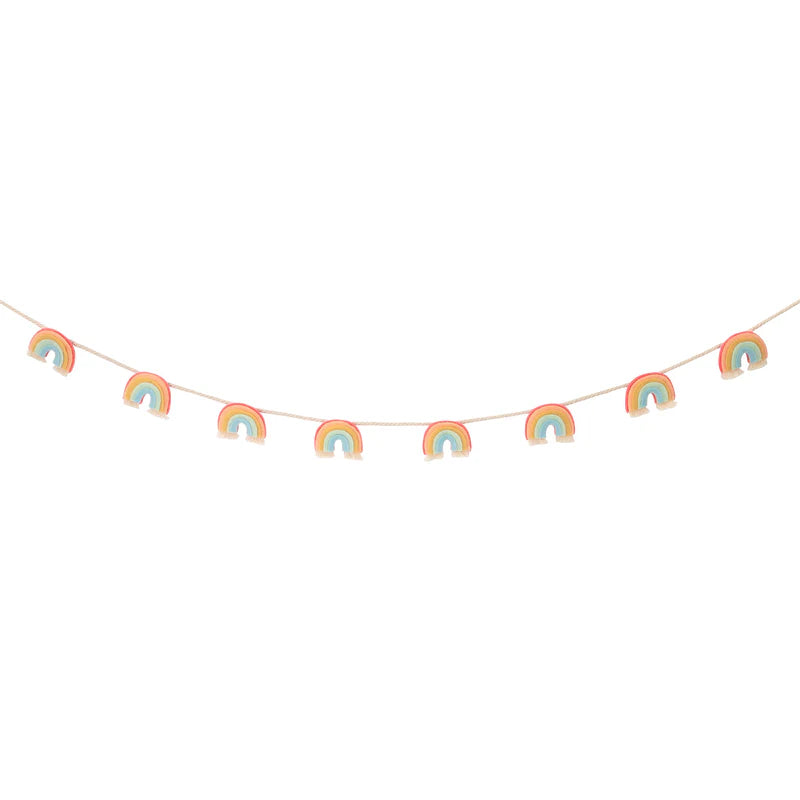 Felt Rainbow Garland