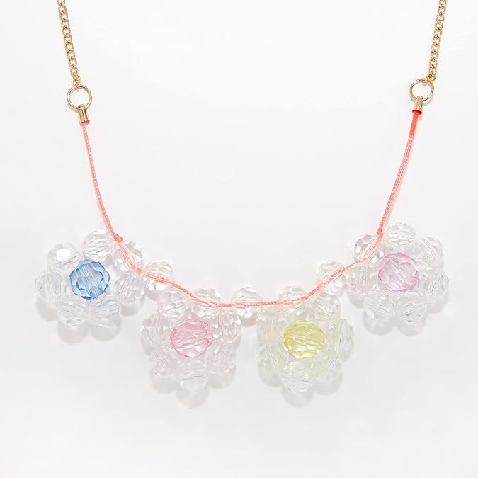 Flower Jewel Necklace