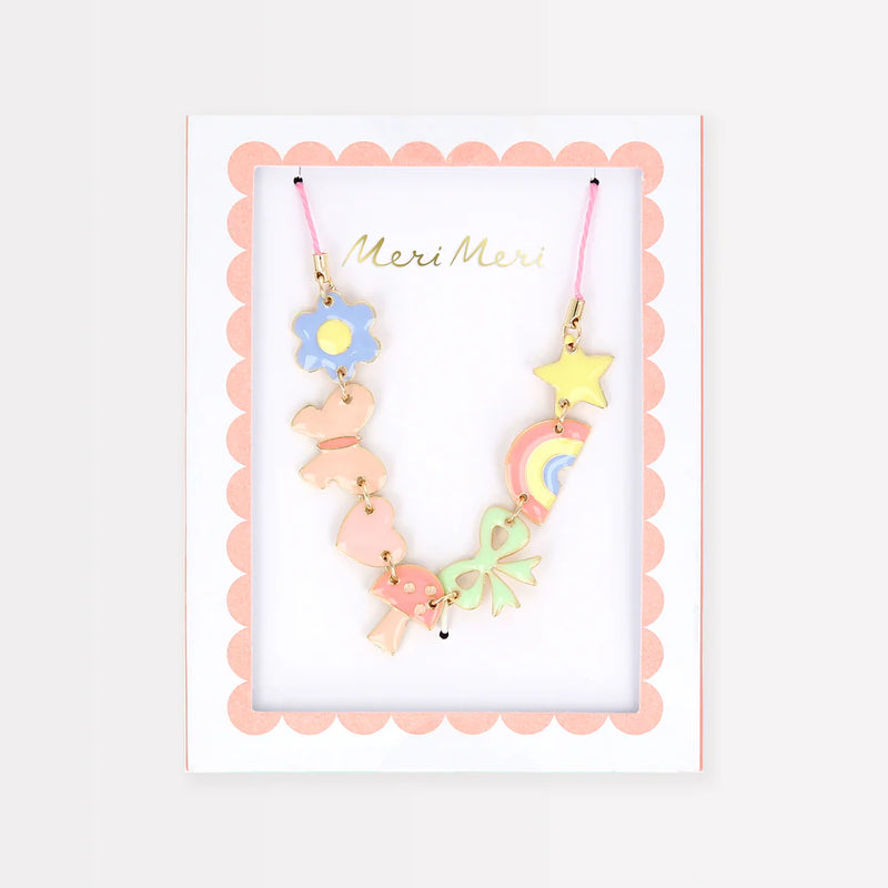 Fun Icons Enamel Charm Necklace