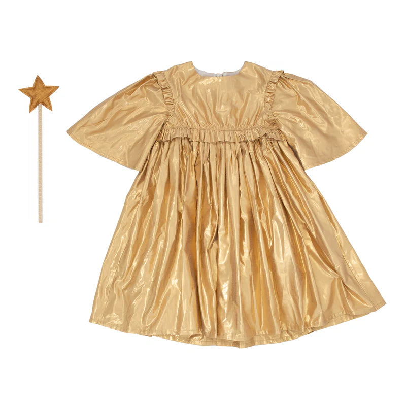 Gold Angel Dress 5-6 Years