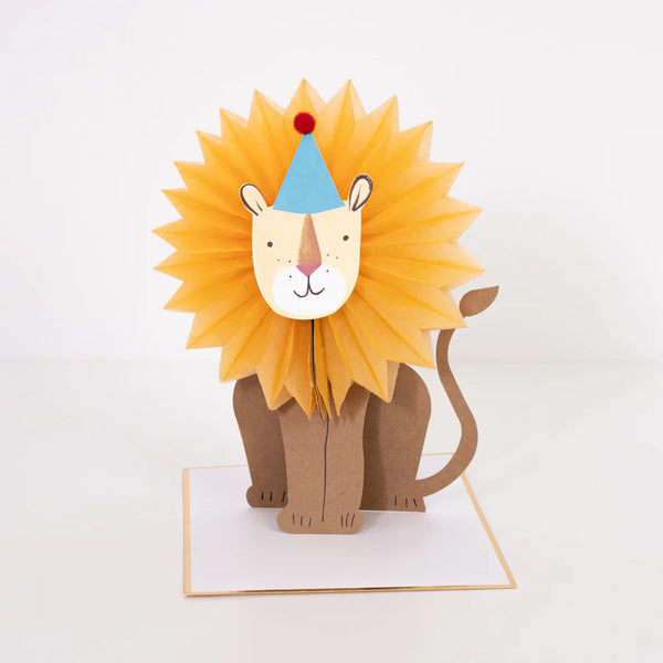 Honeycomb Lion Card