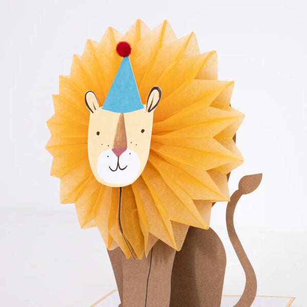 Honeycomb Lion Card