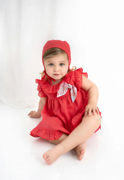 Conj. Bebe Plumetti Coral Con Calzon