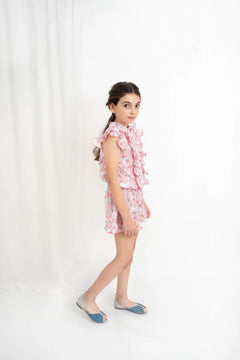 Entero Short Botones Al Frente