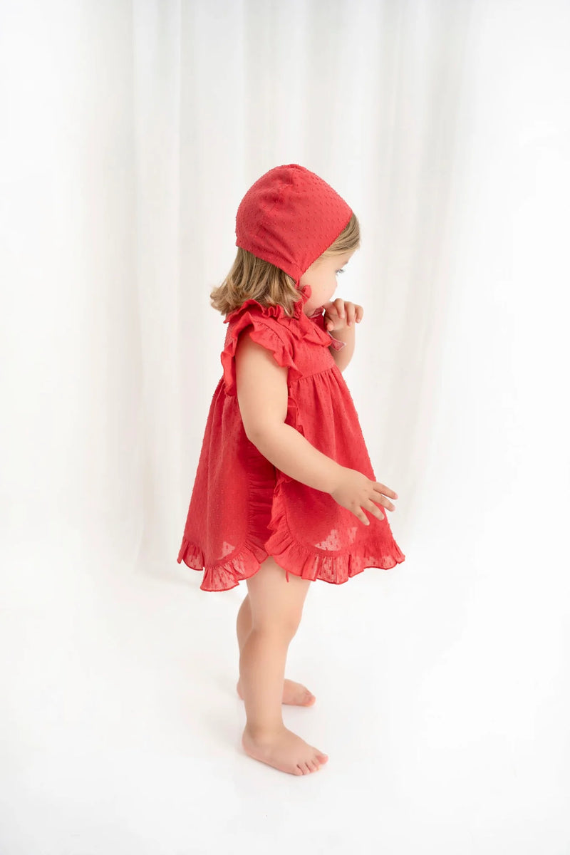 Conj. Bebe Plumetti Coral Con Calzon