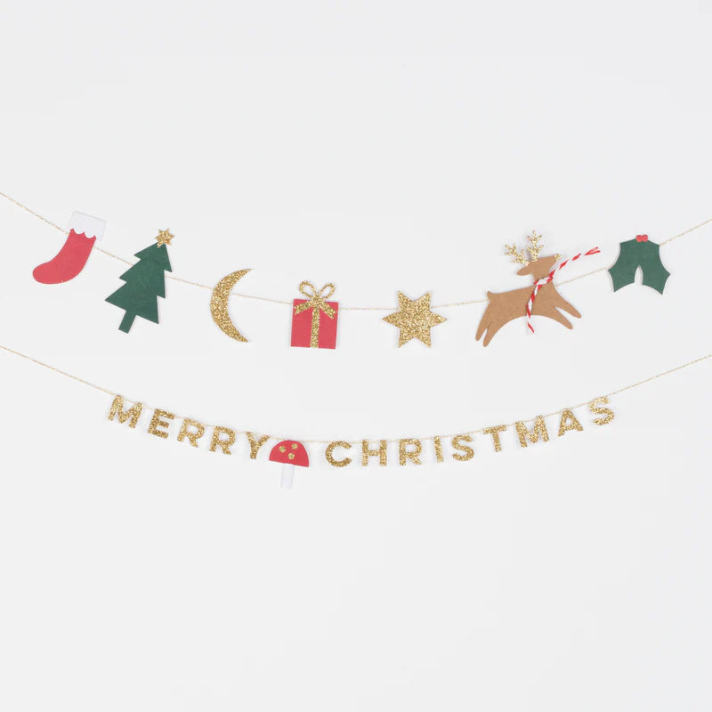 Merry Christmas Garland Card