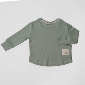 Playera Pima Manga Larga Menta