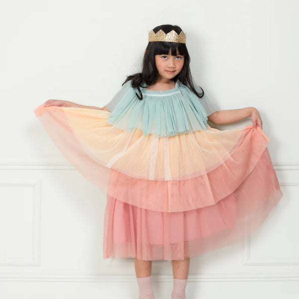 Rainbow Ruffle Princess Costume 3-4 Years