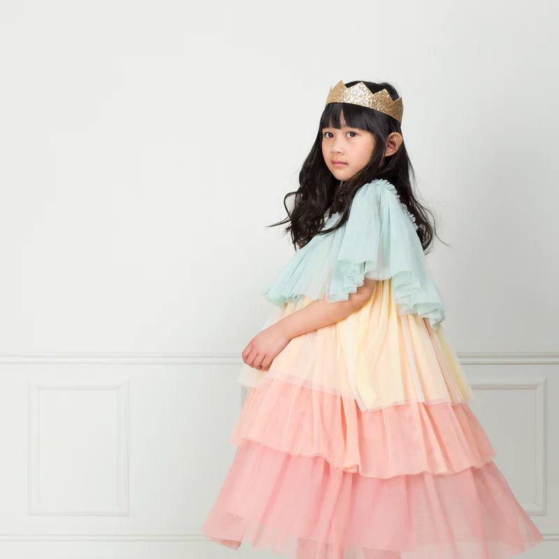 Rainbow Ruffle Princess Costume 5-6 Years