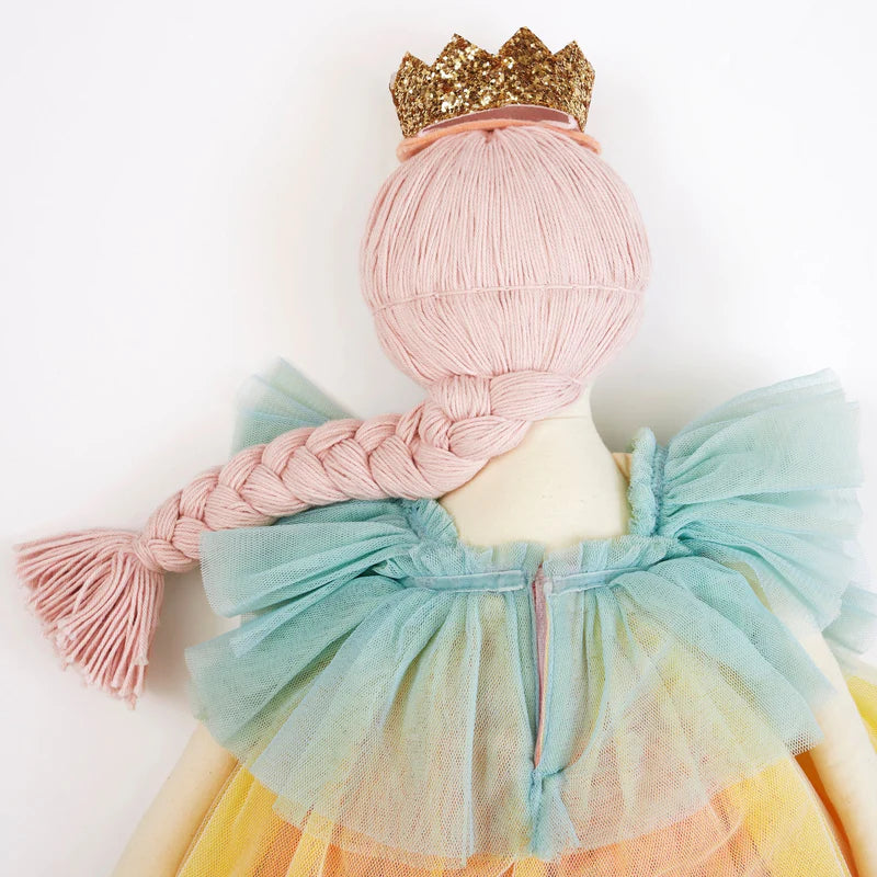 Rainbow Ruffle Princess Doll