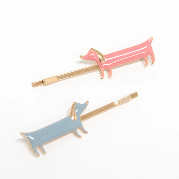 Sausage Dog Hair Slides