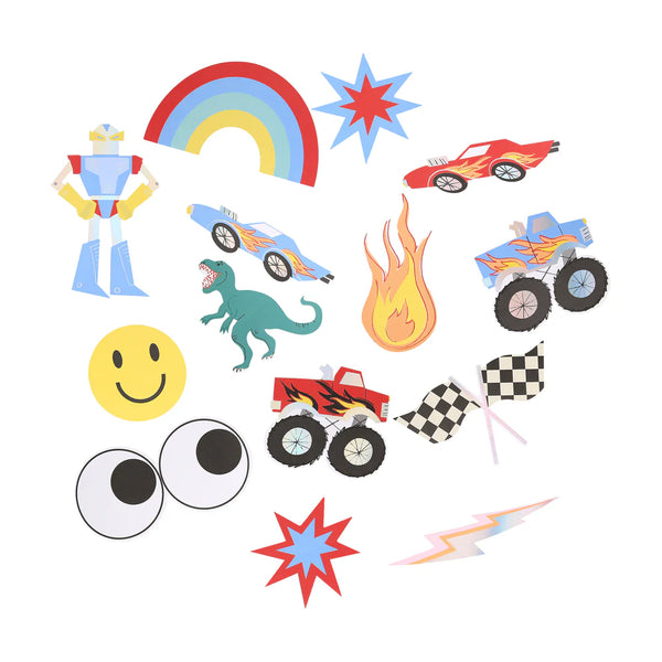 Shaped Toybox Icon Stickers