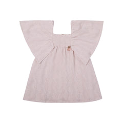 Vestido Tejido De Punto Olanes En Sisa Tipo Manga