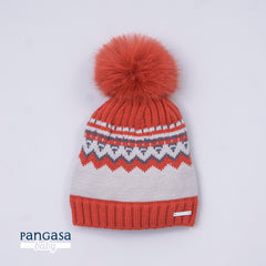 Set Gorro +P.Sintético Brandy
