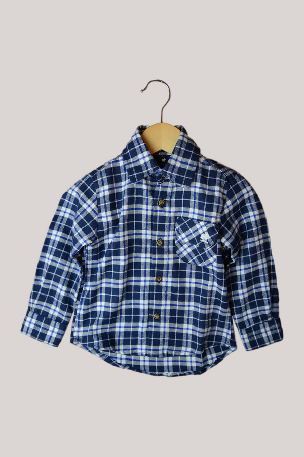 BLUE GEORGE PLAID SHIRT