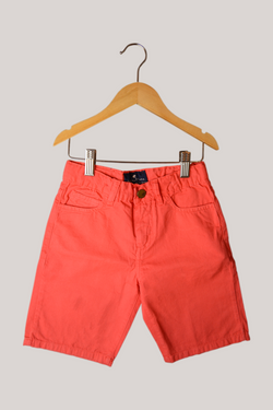 RED GRANADINE DYED BOY SHORTS