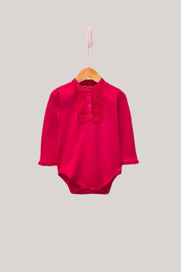 BODY T-SHIRT EMMA ML PIMA COLORS STRAWBERRY